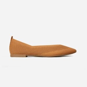 Hour Flat In ReKnit Toffee Shoes